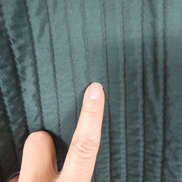 VTG Orvis Fleece Field Jacket XL Green Brown Cargo Shooting Mid Length Outdoor - Picture 8 of 15